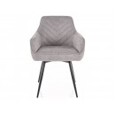 Стул SIGNAL SERVIO Brego 07 серый/черный, поворотный